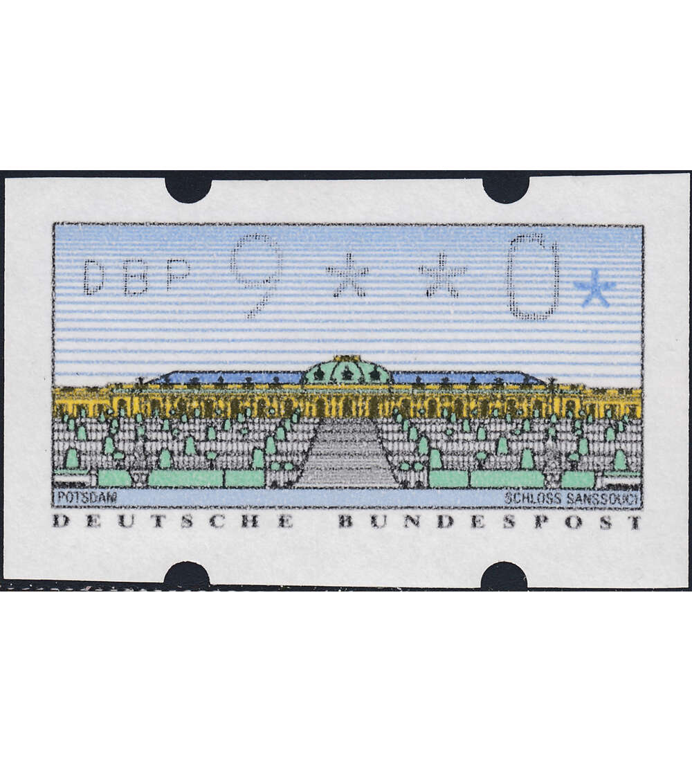 BRD Bund ATM Sanssouci postfrisch mit Werteindruck DBP 9**0
