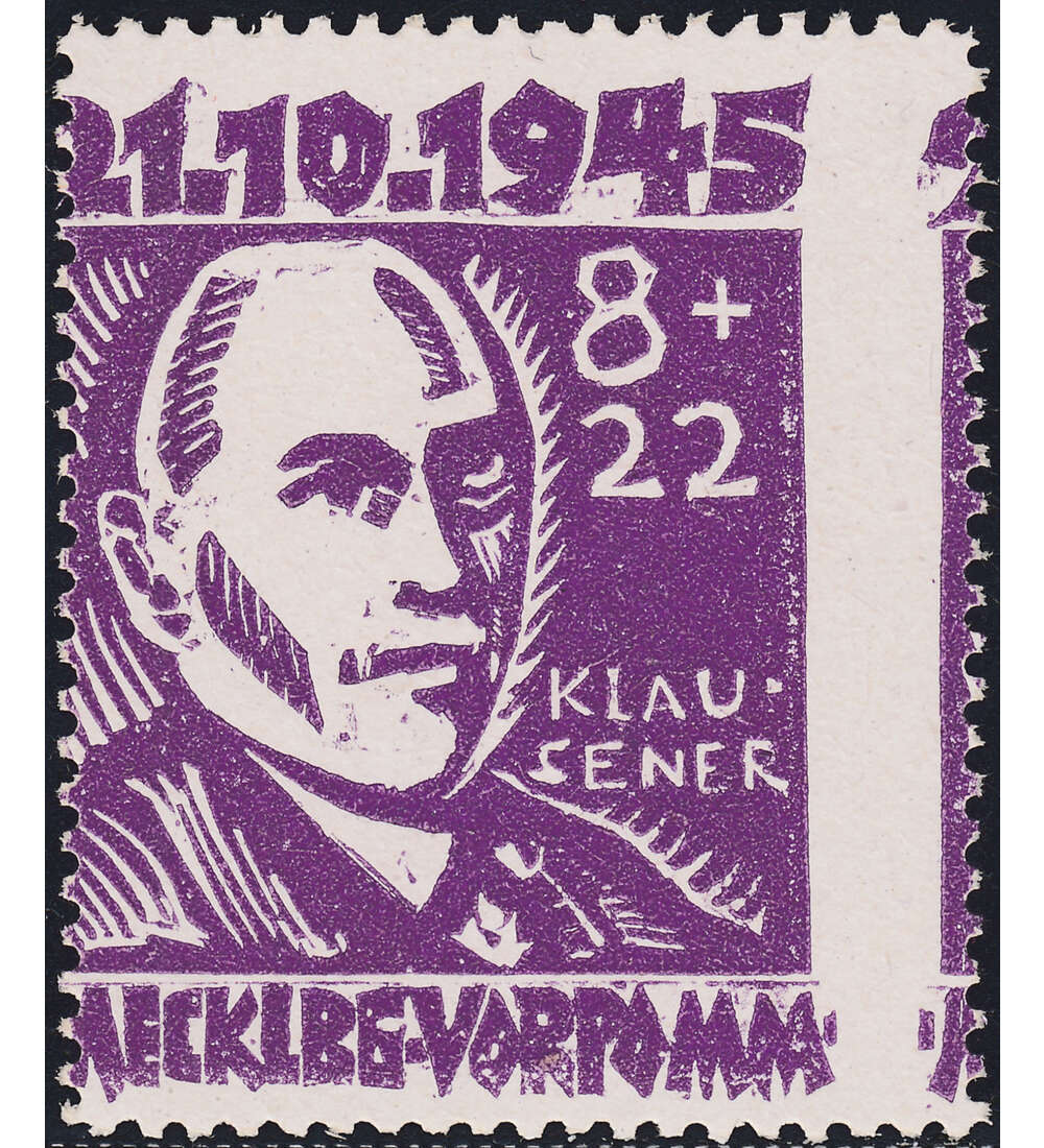 SBZ Nr. 21 Druckverschiebung postfrisch **