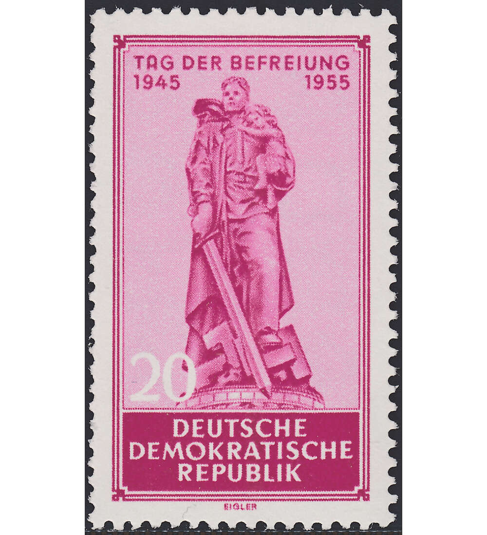 DDR Nr. 463 Y I postfrisch, typgepr�ft und signiert Faschismus