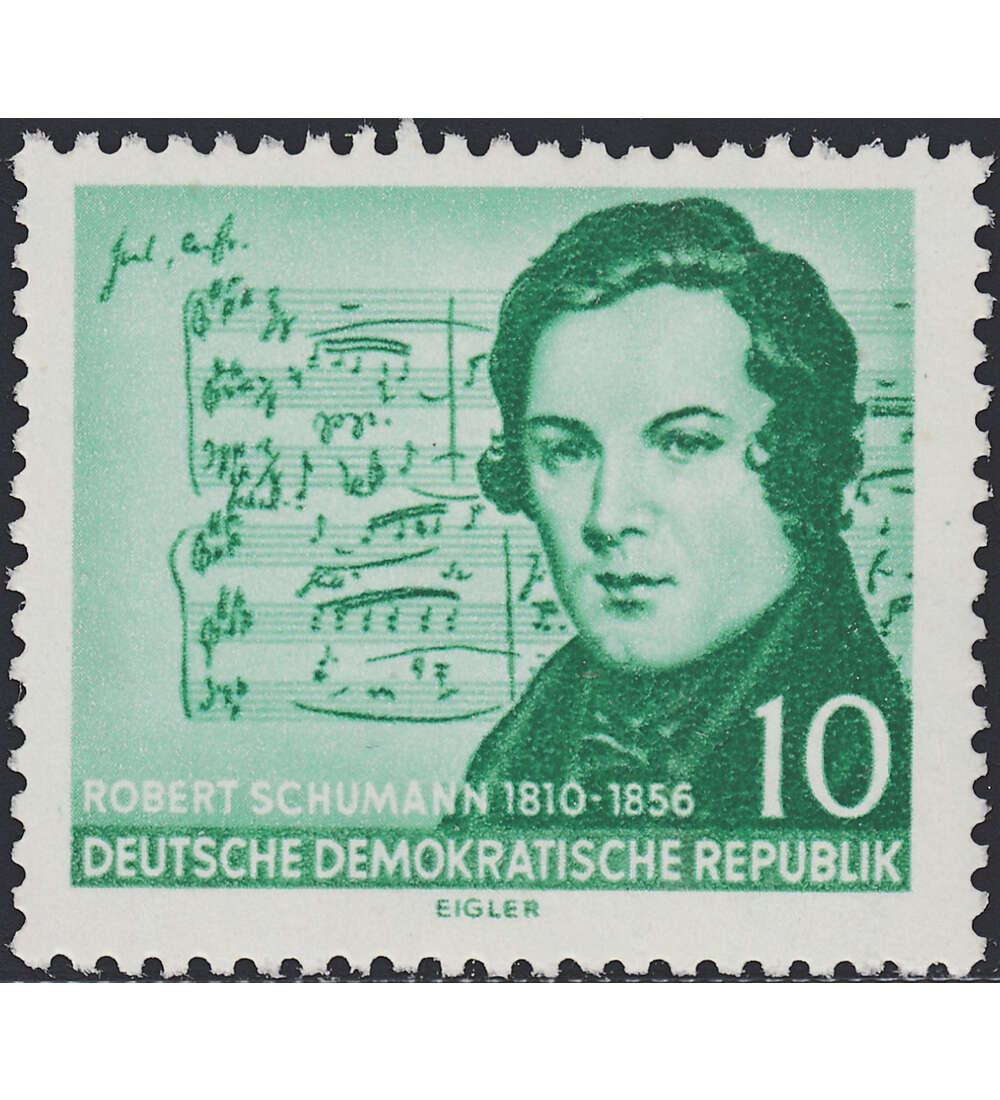 DDR Nr. 541 X I postfrisch, typgepr�ft und signiert Schumann