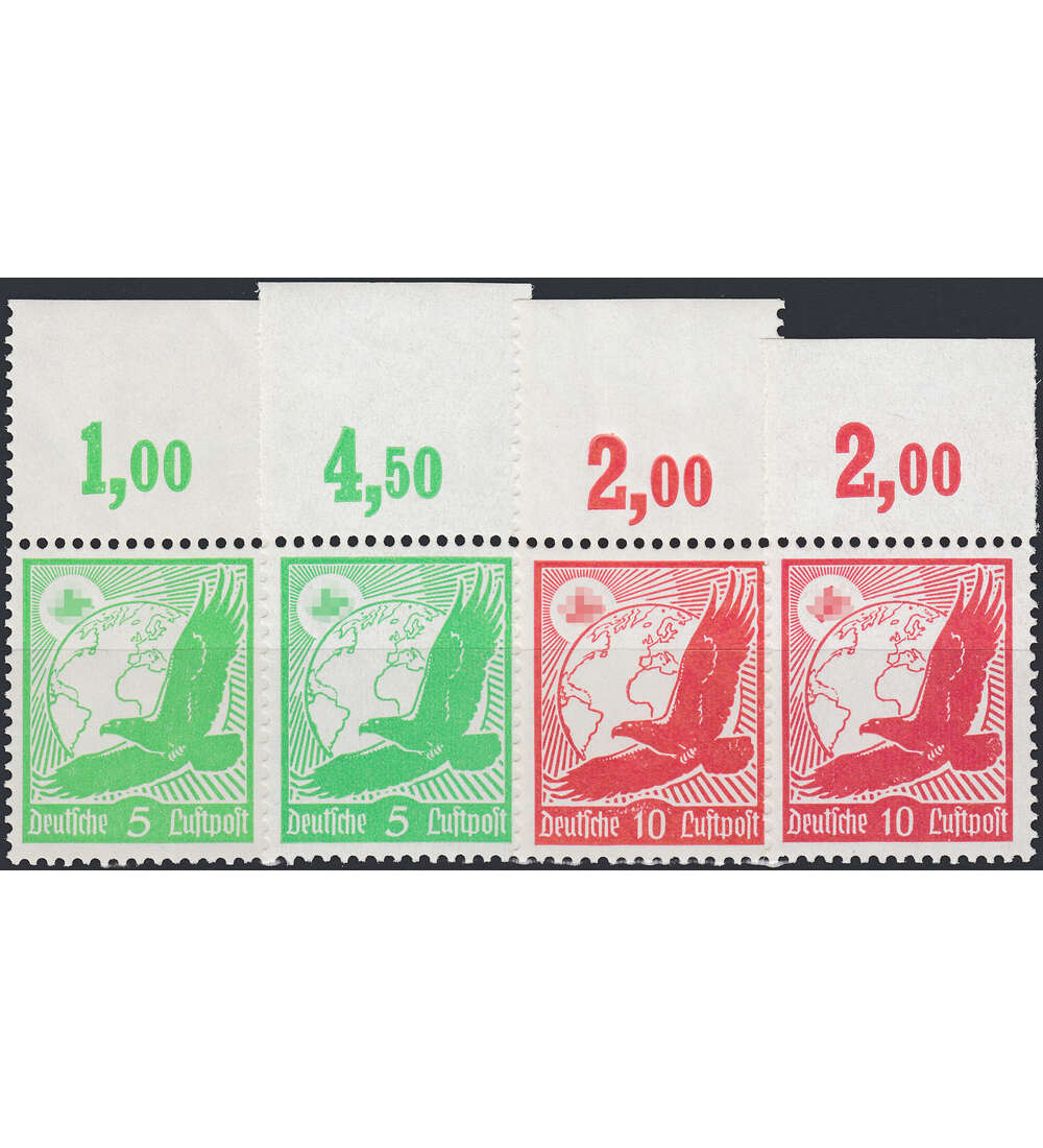 Deutsches Reich Nr. 529+530 postfrisch ** dgz und ndgz