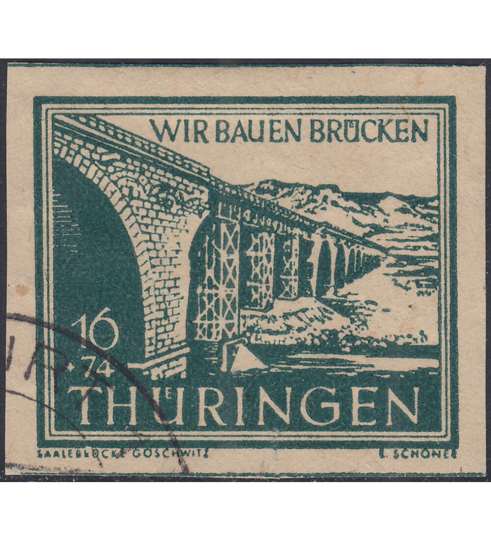 SBZ Wiederaufbau 1946 Nr. 114 I gestempelt