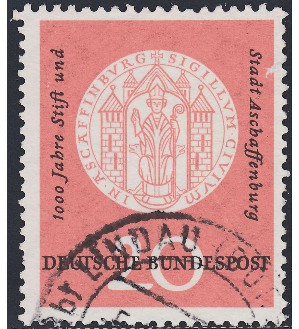 BRD Nr. 255 II Plattenfehler gestempelt