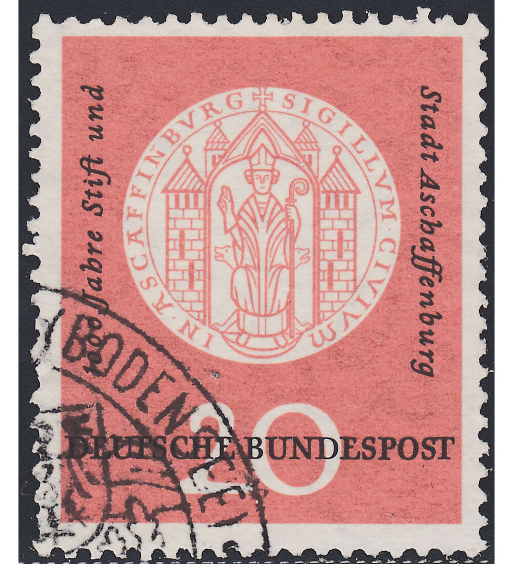 BRD Nr. 255 III Plattenfehler gestempelt