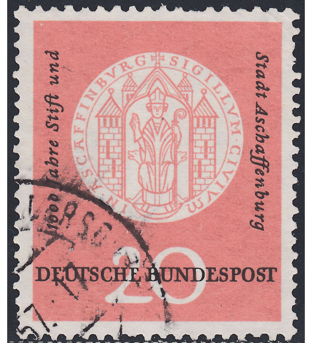 BRD Nr. 255 VI Plattenfehler gestempelt