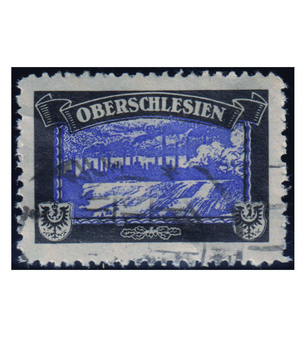 Deutschland - Vignetten gestempelt Oberschlesien