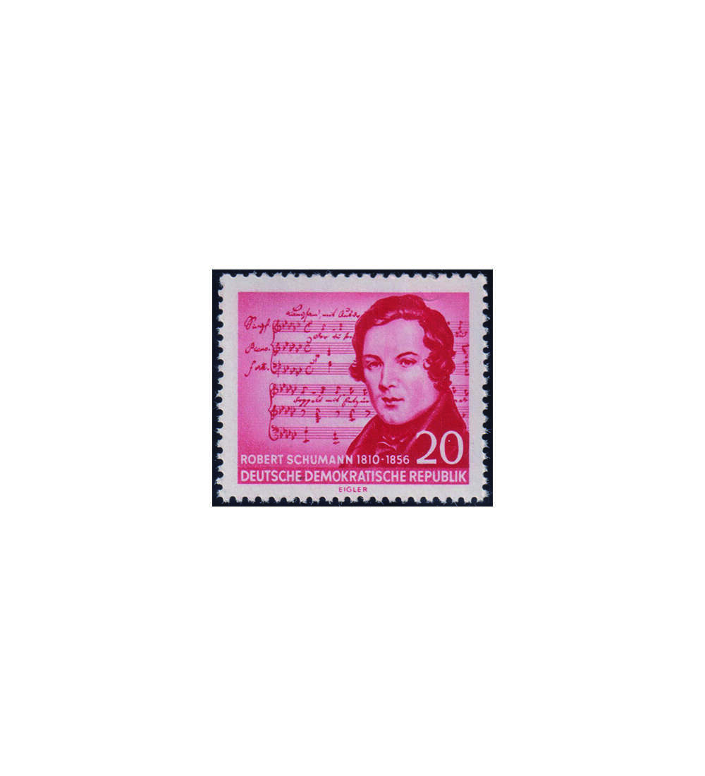 DDR - Besonderheiten Nr. 529 X I postfrisch Robert Schumann