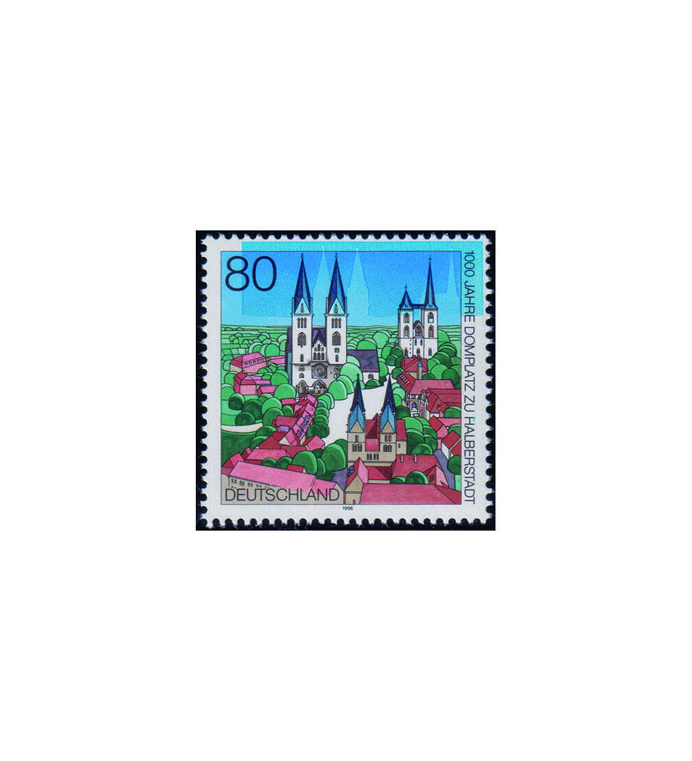 BRD Farbverschiebung Nr. 1846 postfrisch Domplatz zu Halberstadt