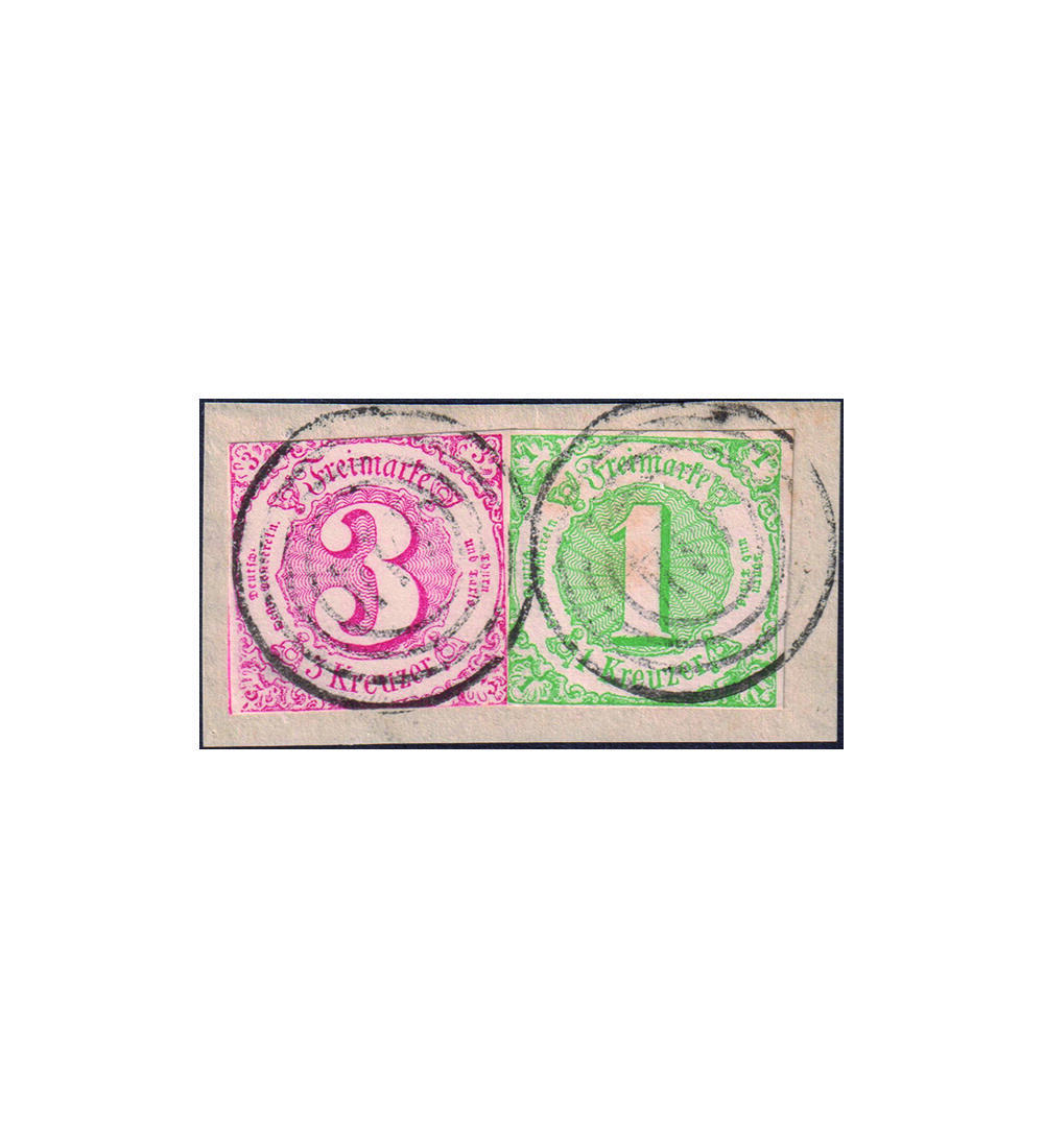 Thurn und Taxis Briefst�cke Nr. 21 und Nr. 32