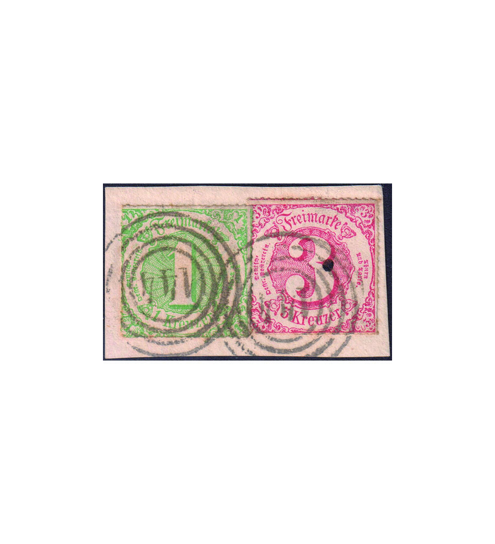 Thurn und Taxis Briefst�cke Nr. 41 und Nr. 42
