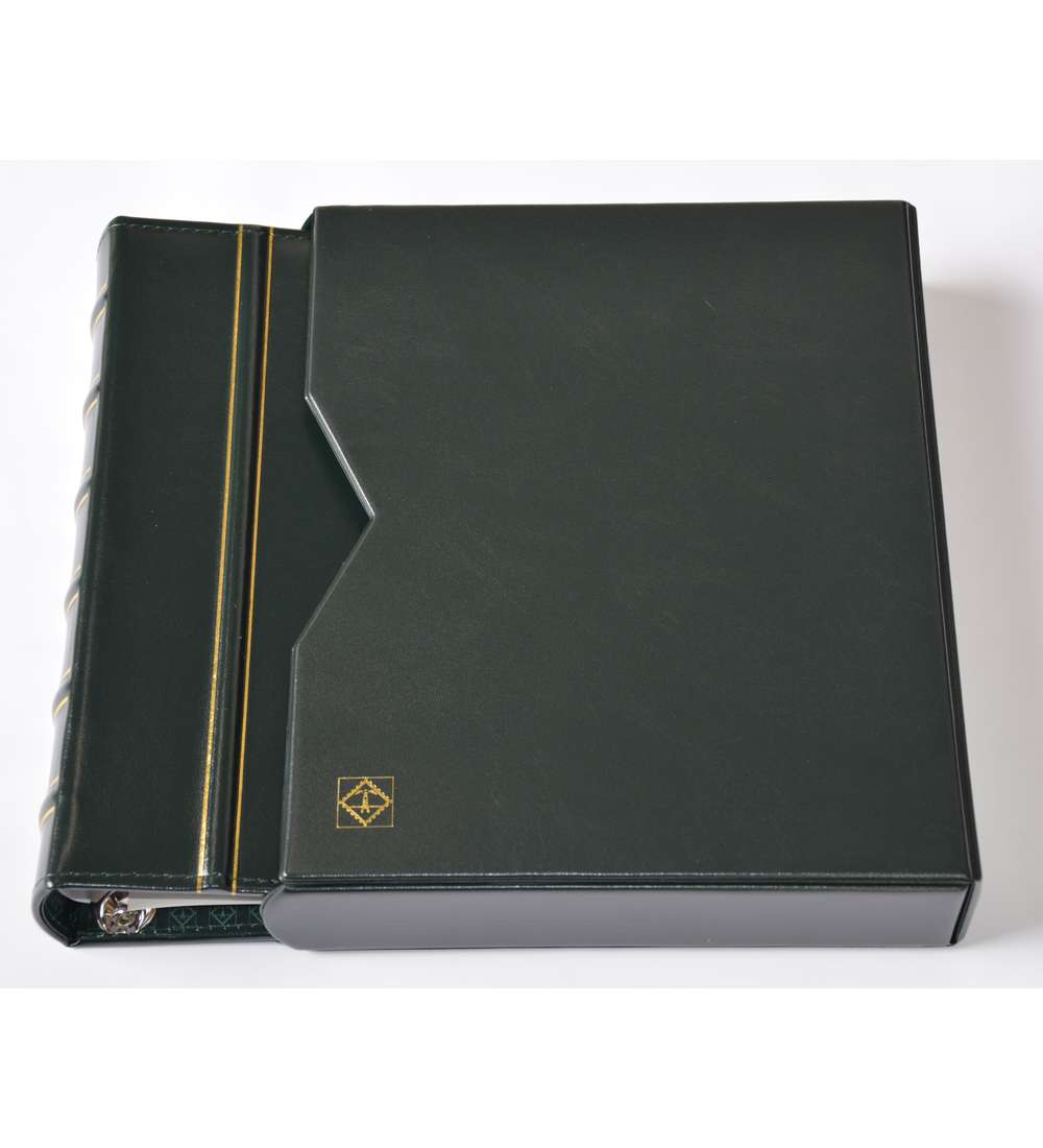 LEUCHTTURM Vario-Classic-Set Album inklusiv Schutzkassette grn