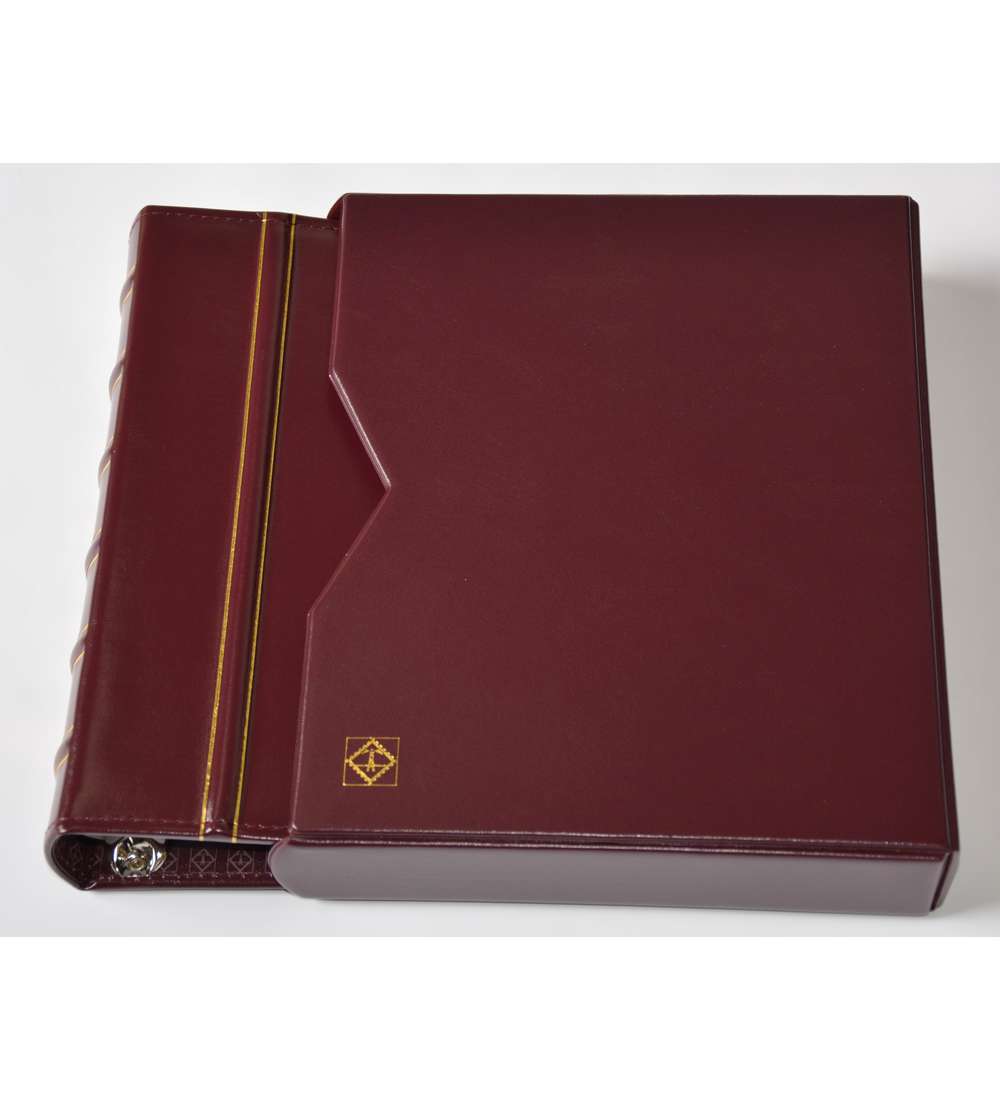 LEUCHTTURM Vario-Classic-Set Album inklusiv Schutzkassette rot