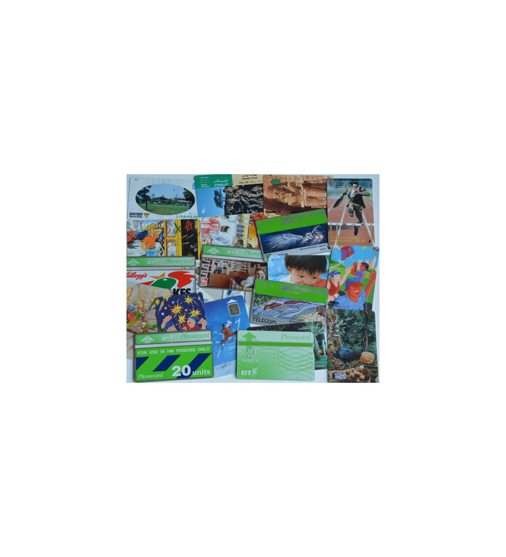 20 verschiedene Telefonkarten