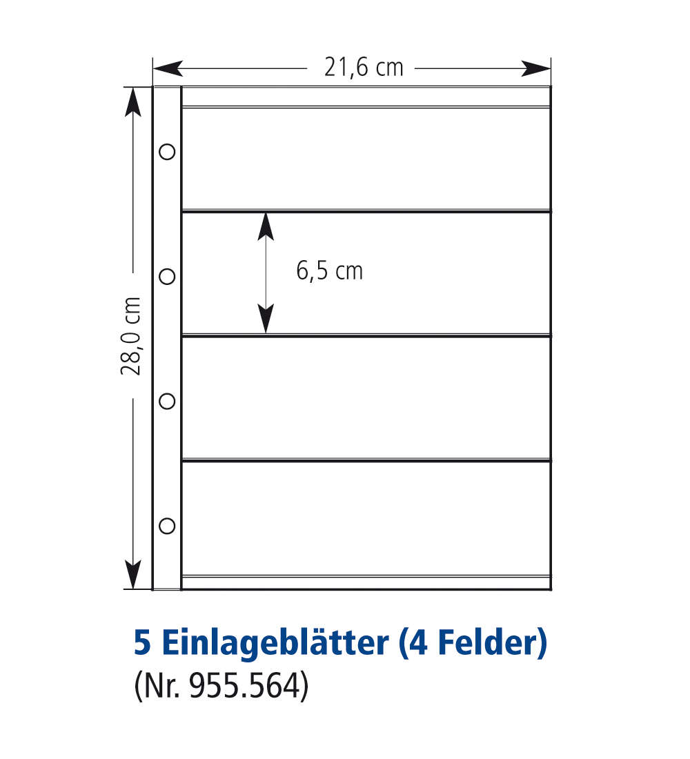 Individual-Perfekt-PLUS H�llen 4 Felder (Pack=5 H�llen)