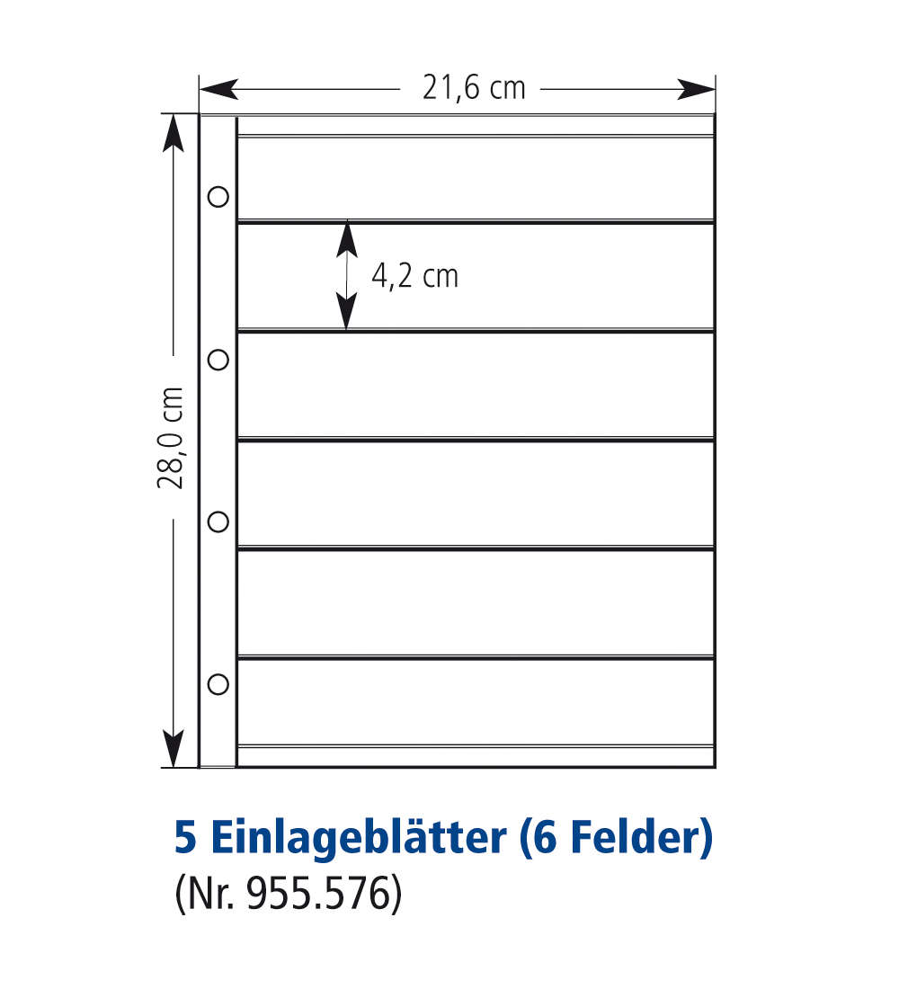 Individual-Perfekt-PLUS H�llen 6 Felder (Pack=5 H�llen)