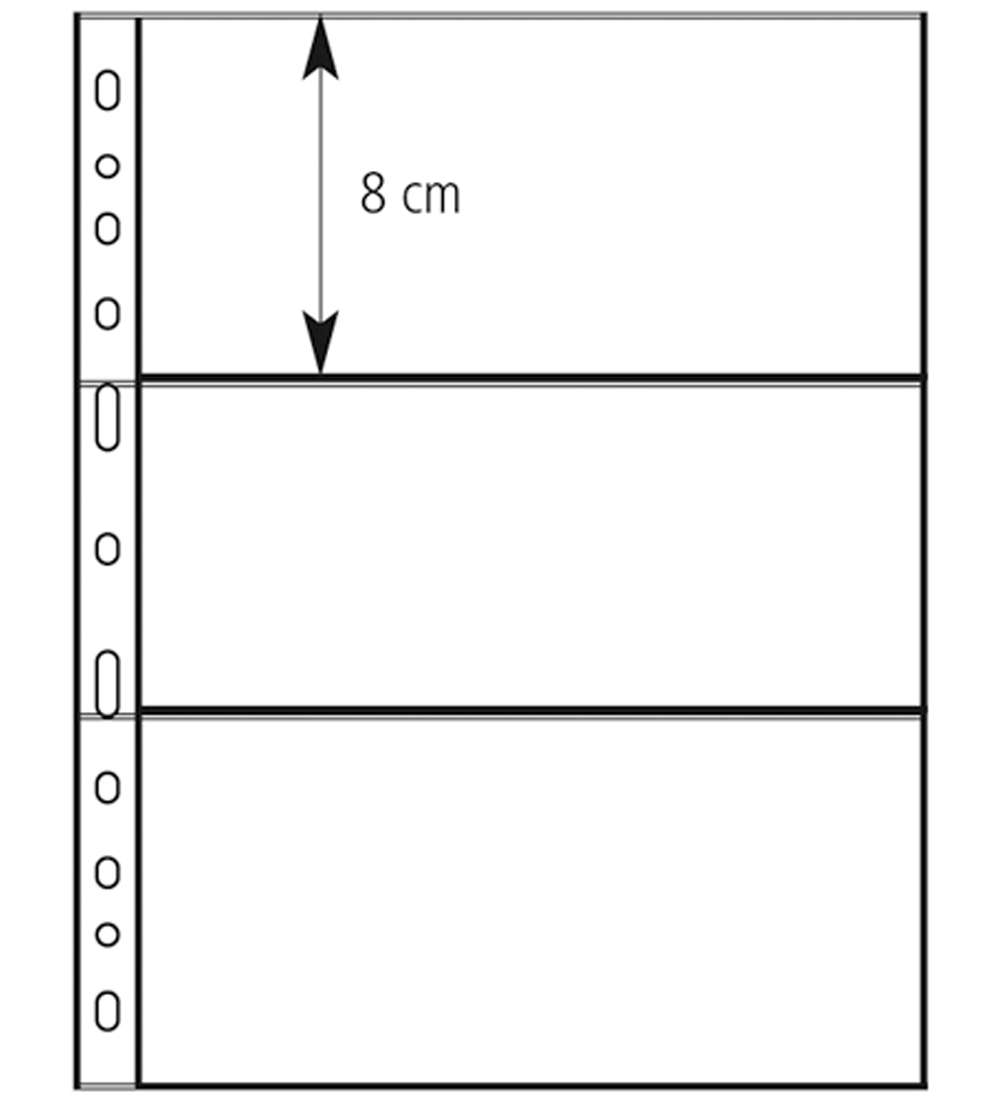 10 Einlagebl�tter Individual-Perfekt 3 Felder (passt in LT OPTIMA)