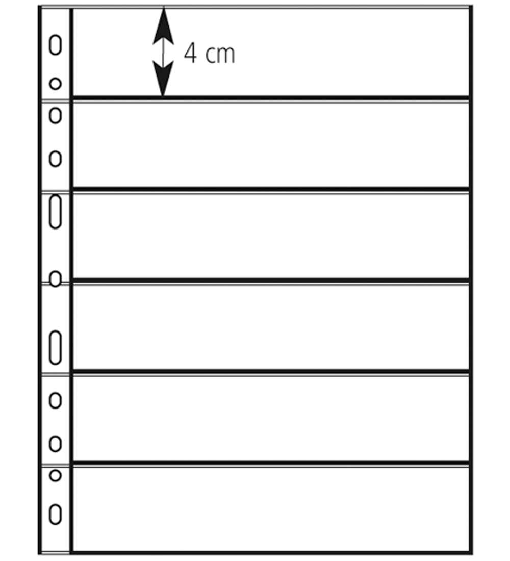 10 Einlagebl�tter Individual-Perfekt 6 Felder (passt in LT OPTIMA)
