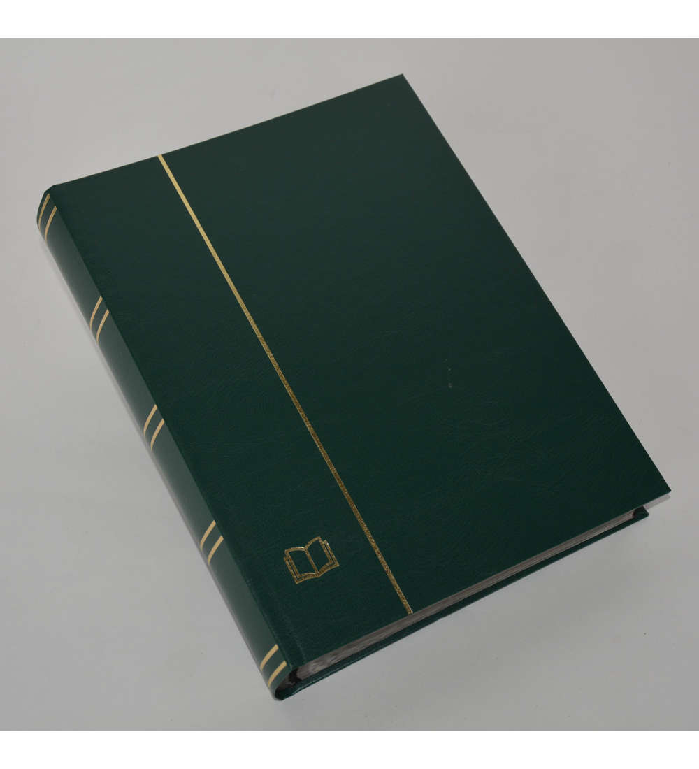 GOLDHAHN-Luxus-60 schwarze Seiten A4 Briefmarkenalbum Einsteckbuch