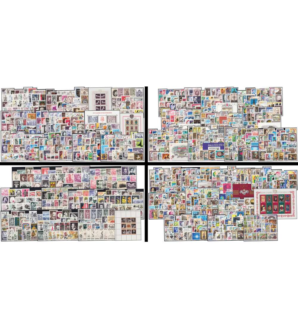 sterreich 1960 - 1995 Komplettkollektion