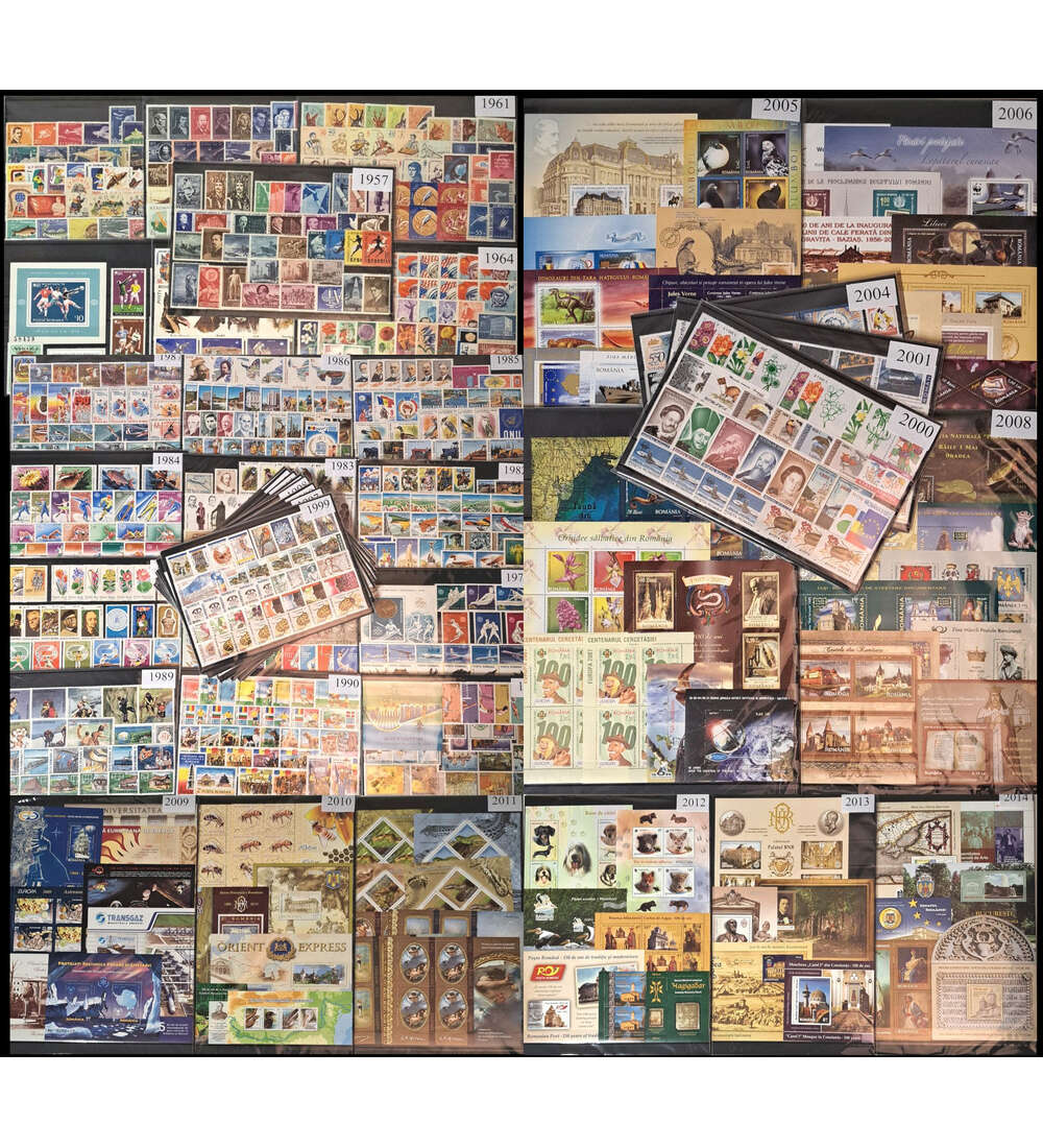SET: Rumnien Kollektionen postfrisch von 1957 bis 2014