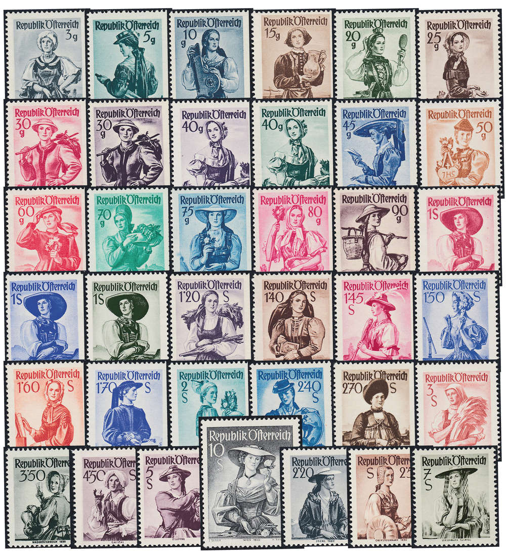   SET: STERREICH Nr. 893-926 und Nr. 978-980 postfrisch **