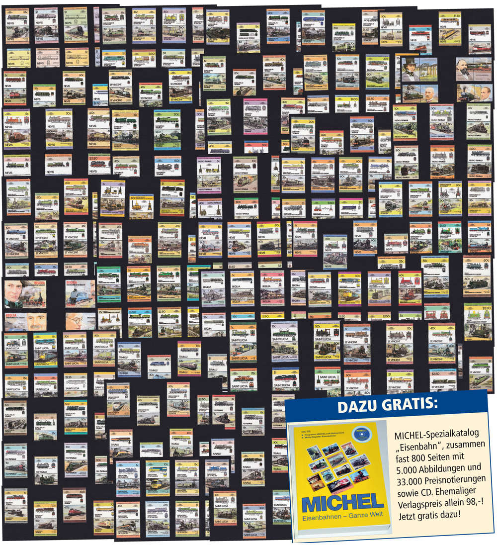 Motiv Kollektion Eisenbahn + Michel Katalog