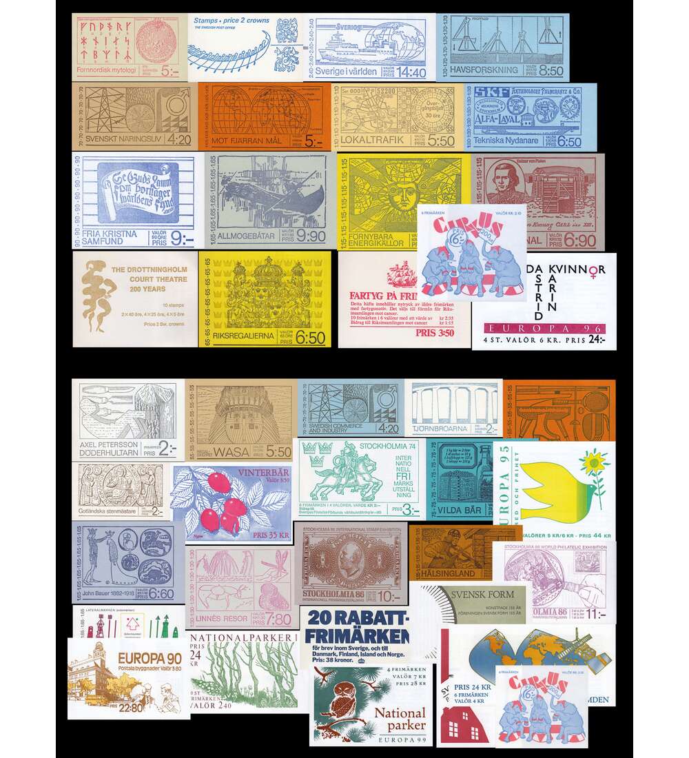 SET: Schweden postfrische ** Markenheftchen
