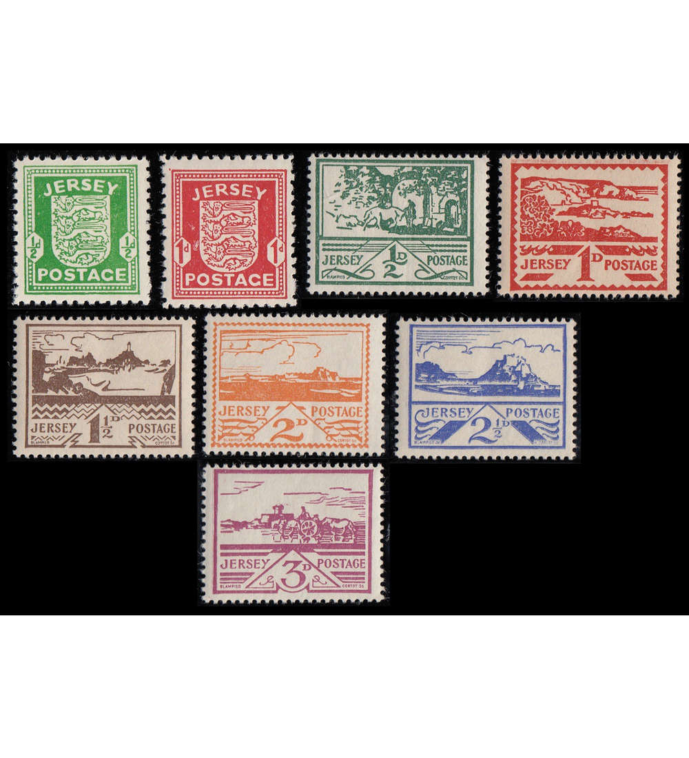 SET: Deutsche Besetzung Jersey Nr. 1-8 postfrisch **