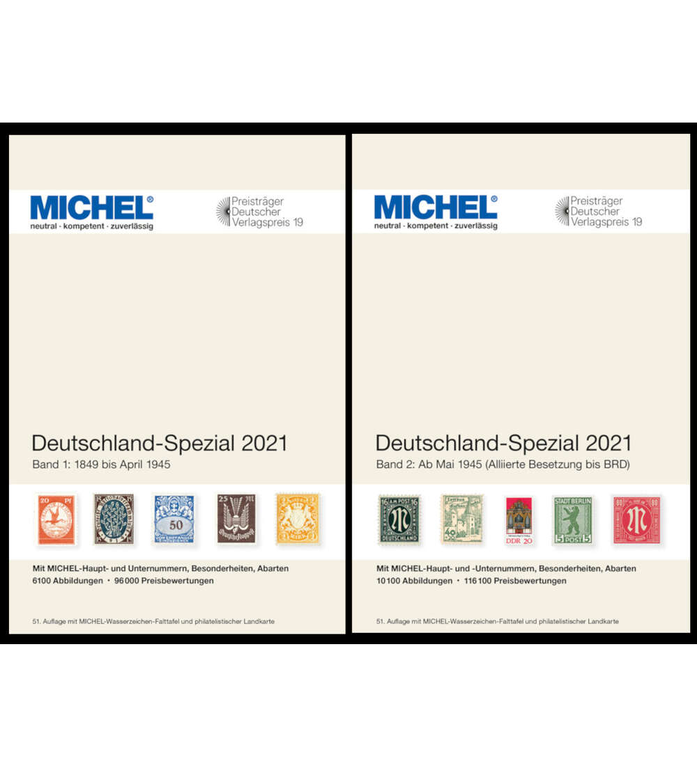 MICHEL Deutschland Spezial 2021 Band 1 + 2 komplett Original 1A Neuware