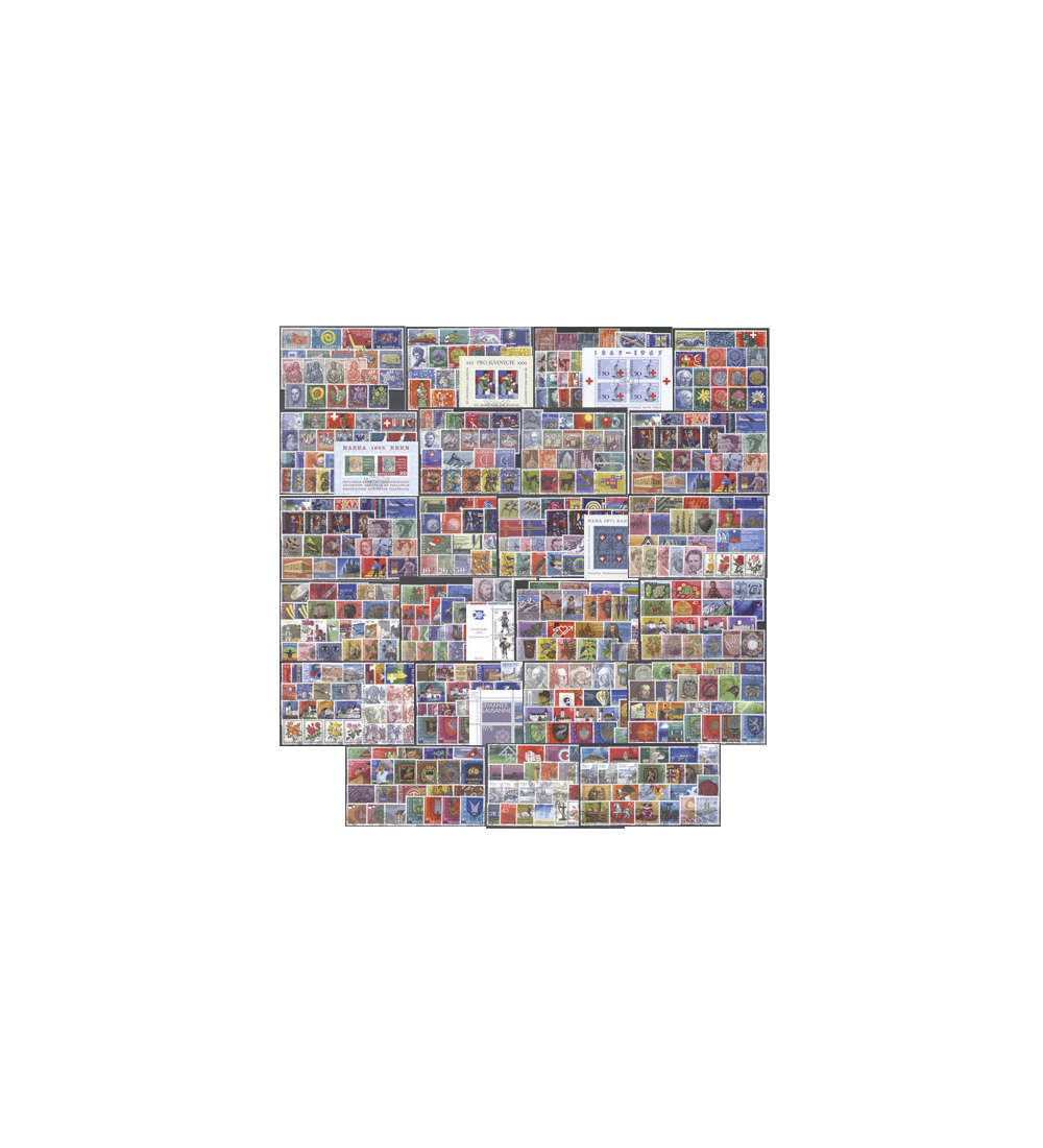 SET: Schweiz 1961-1983 gestempelt