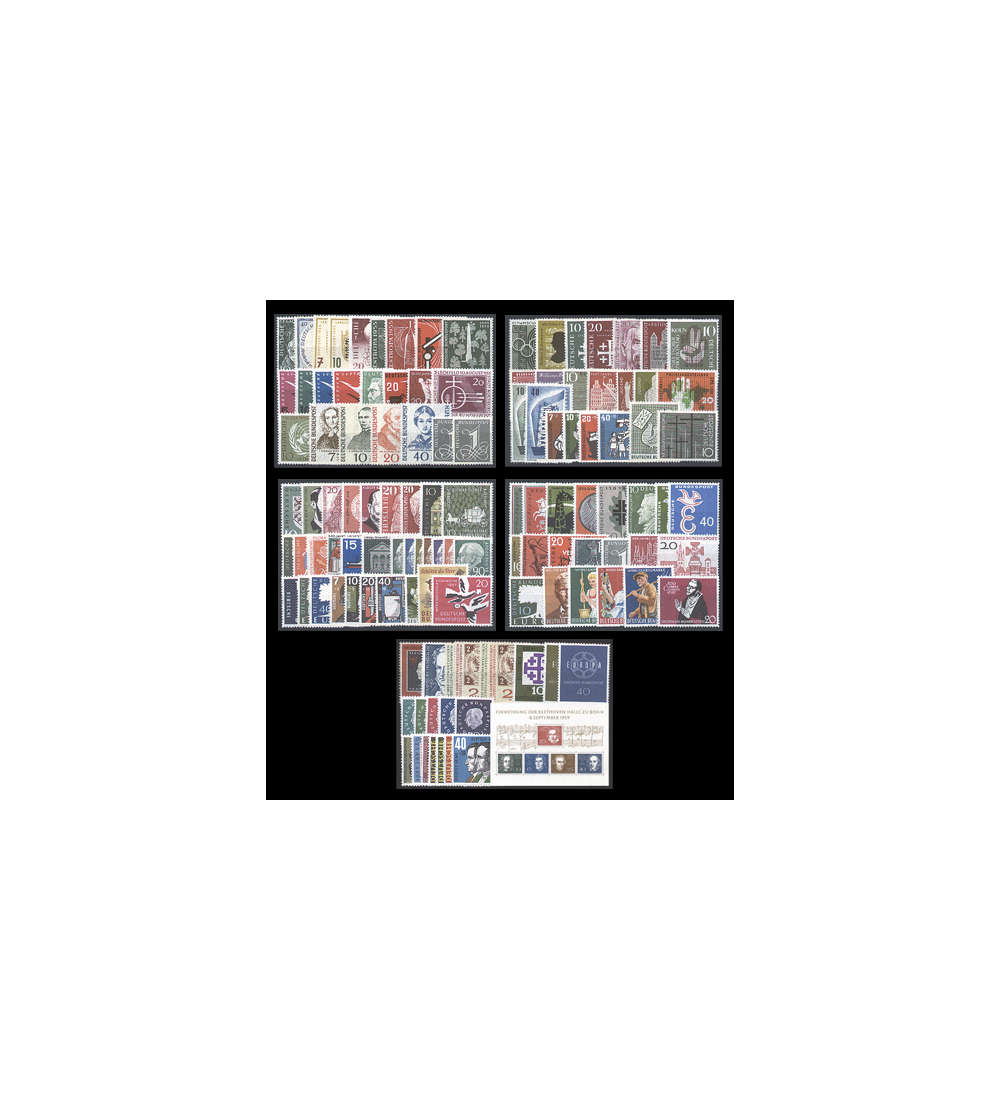 BRD Bund 1955-1959 postfrisch **