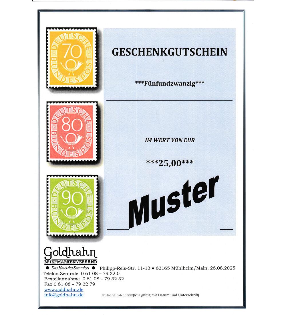 Geschenkgutschein 25,- Euro