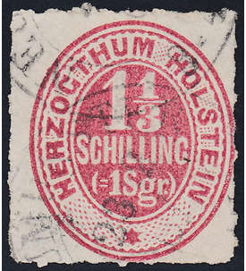   Schleswig-Holstein Nr. 23 gestempelt geprft