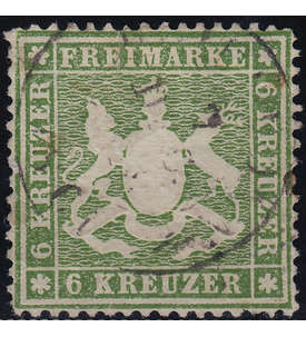   Wrttemberg Nr. 18 ya gestempelt geprft