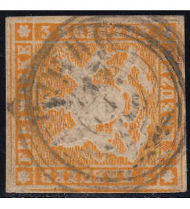   Wrttemberg Nr 7 c gestempelt geprft