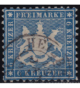   Wrttemberg Nr. 27 a gestempelt geprft