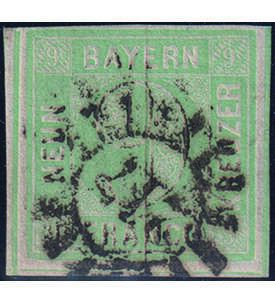 Bayern Nr. 5 b III gestempelt geprft und Type-signiert