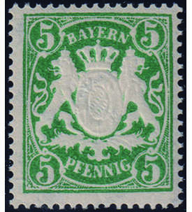 Bayern Nr. 61 y W postfrisch  geprft Helbig