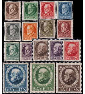 Bayern Nr. 94 I - 109 I postfrisch Friedensdruck