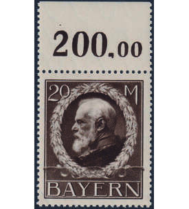 Bayern Nr. 109 I postfrisch Oberrandstck