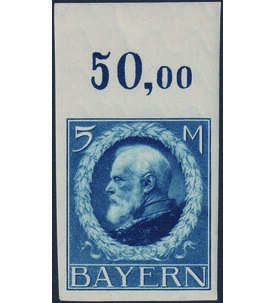 Bayern Nr. 107 I U postfrisch Oberrand geprft Helbig