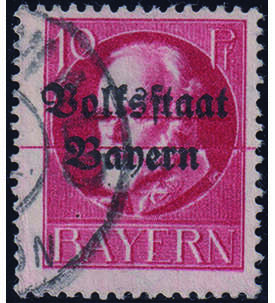 Bayern Nr. 119 II A PF I gestempelt