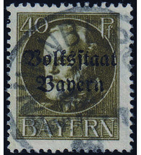 Bayern Nr. 124 II A I gestempelt geprft