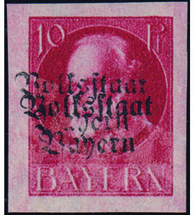 Bayern Nr. 119 II B DD postfrisch geprft Helbig