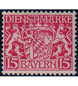 Bayern Dienst Nr. 19 vc postfrisch geprft Helbig