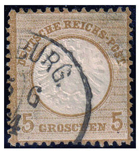 Dt. Reich Nr. 22 gestempelt kleine Marke 