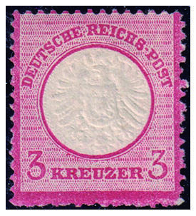 Dt. Reich Nr. 25 ungestempelt Abart gepr�ft