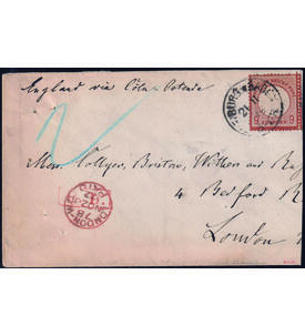 Dt. Reich Nr. 27 a auf Brief