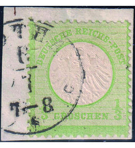 Dt. Reich Nr. 2 a gestempelt gro�e Marke