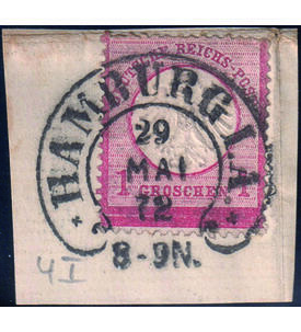 Dt. Reich Nr. 4 Ia gestempelt